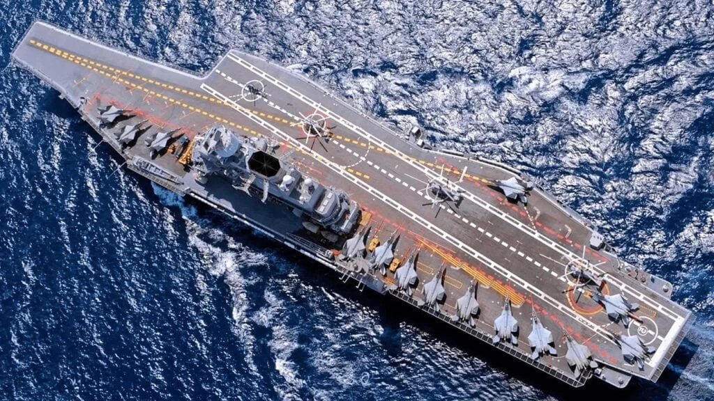 INS Vikrant AirView