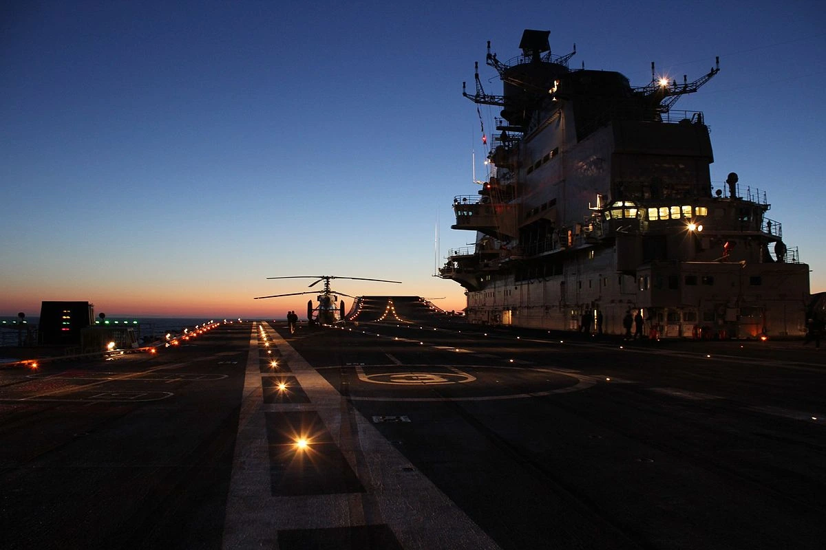 INS Vikramaditya Flight Deck