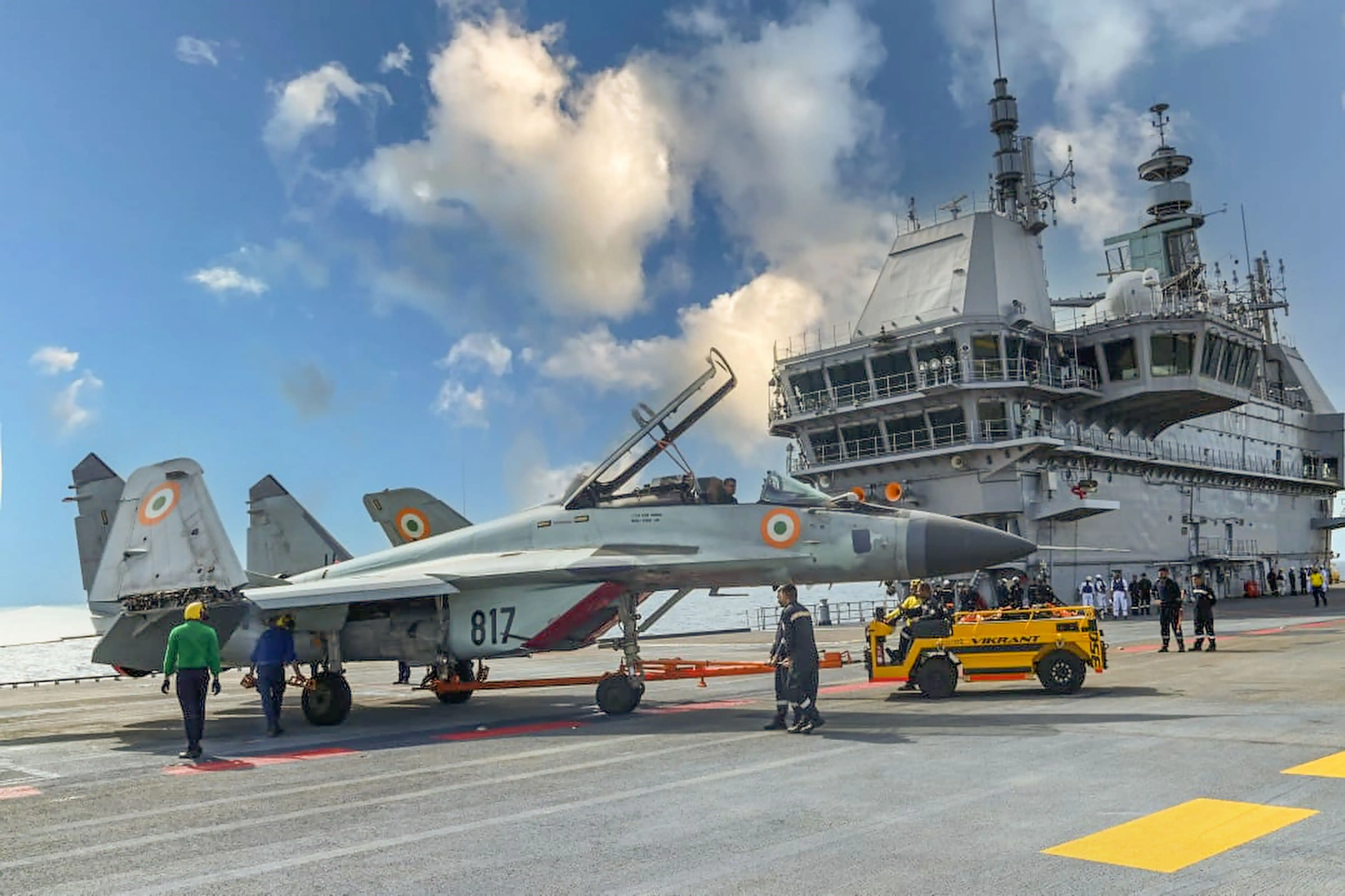 INS Vikrant Flight Deck